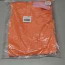 Bettysays Women's 3/4 Sleeve Open Front Cropped Cardigan Sweater Elegant Shrugs for Women (Small, A-16 Bright Orange)