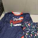 Men Christmas Pajamas Set 2 Piece Long Sleeve Xmas Shirt and Pants 3XL