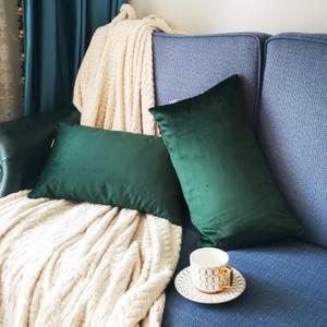 Pillow Case 20x12 In Green