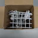 LEVERLOC Shower Caddy Suction Cup, 2 Pack Shelves for Inside with Hooks and Soap Holder, NO-Drilling Bathroom Holder, Rustproof Meatl Bathroom Organizer, White