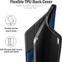Antbox Case for iPad (A16) 11th Generation 11'' 2025/iPad 10th Generation 10.9'' 2022 with Built-in Pencil Holder Auto Sleep/Wake Function PU Leather Smart Cover (Blue)