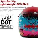 TCMT Youth Dirt Bike Helmet DOT Certified - Kids Full Face Motocross ATV Helmet with Goggles, Gloves and Helmet Bag for Off-Road, BMX, MX, Street Riding