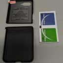 MAKAVO for Motorola Razr Plus 2025/2024 Case, Built-in Outer Screen Protector & Hinge Protection, Slim Fit Hard Full Body Shockproof Phone Cover for Motorola Moto Razr+ 2024/2025, Black