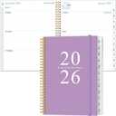 2026 Planner - Weekly Monthly Planner 2026 from January 2026 to December 2026 with 12 Monthly Tabs, Flexible Cover, Inner Pocket, 8.5" x 11", Purple