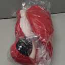 Lanpn Christmas Santa Throw Pillows Christmas Decoration Winter White Throw Pillow Soft Fleece Cute Throw Cushion for Sofa Bedroom Xmas Decor (03 Snowman & Santa)