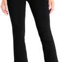 Yogipace Women's Kick Flare Cropped Yoga Dress Pants for Work,23",Black,XXL