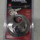 Master Lock 40D Stainless Steel Discus Padlock with Key (1 Pack)