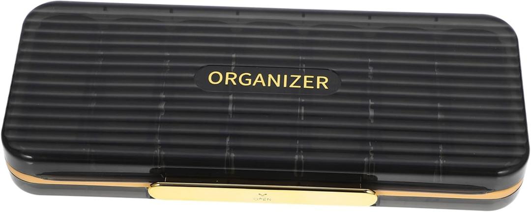 NOLITOY 21-Compartment Pill Organizing Case Portable Medicine Holder Abs Plastic Small Lightweight Great for Travel Seniors