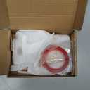 White Gear Shift Lever Cover and Steering Wheel Cover Compatible with Tesla Model Y/3