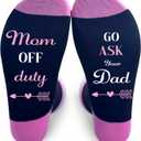 2 x Mom Socks For Women, Wife Sock From Husband, Mommy Birthday Sock