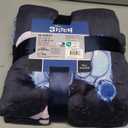 Disney Stitch Throw Blanket Soft Fleece Blanket Bedroom Accessories 59 x 51 (Blue Stitch)
