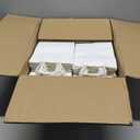 Yexiya 200 Pcs Paper Wine Bags Bulk with Handle Kraft Gifts Bags for Bottles Gifts Wedding Valentine's Day Birthday Housewarming Party (6 x 3 x 13 Inch,White)