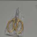 AWinjoy Kitchen Scissors, Heavy Duty Sharp Shears Dishwasher Safe, Kitchen Accessories Cooking Shears for Meat Chicken Fish Poultry Herb Bread (Gold)