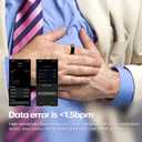 Smart Ring Health Tracker,Heart Rate&Sleep Tracking Wearable,Waterproof Fitness Ring for Women/Men,Free Subscription,Scratch-Resistant and Scratch-Free Smart Ring Fitness Tracker (Black, 12)