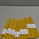 16PCS Beeswax Taper Candles, 9" Handmade Natural Candles, Dripless and Smokeless9 Hour Burn Time (RAW)