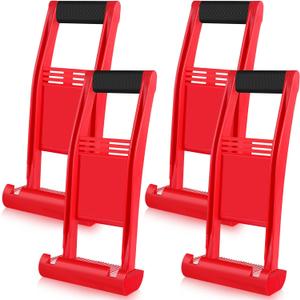Threlaco 4 Pcs Plywood Carrier Drywall Carrier Handle Sheetrock Lift Drywall Carrying Tool ABS Plastic Plywood Carrier Tool Lift and Carry Panel Mover Tools for Plywood Glass Board Plasterboard