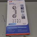 TAILI Shower Grab Bar, 2 Pack 12 Inch Suction Grab Bars for Bathtubs and Showers for Elderly, Shower Handle for Seniors Bathroom Safety Grip, No Drilling Removable, Grey (Gray)