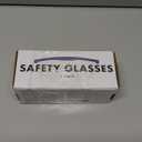 LANON Anti-Fog Safety Goggles with Adjustable Temples, 2.5 Times ANSI Z87.1 Double-sided Antifog, Side Protection, High Transmission, Lightweight & Comfortable Safety Glasses
