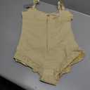 SHAPERX Women's Fajas Colombianas Shapewear Postpartum Tummy Control Body Shaper Butt Lifter Bodysuit (XL, Beige)