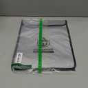 Upgraded Two Pockets Fireproof Document Bag (2000), andyer 15x 11Waterproof Fireproof Money Bag for Cash with Zipper, Important Document Storage Organizer for Valuables, Legal Documents Safe (Grey)