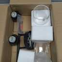 3-Light Bathroom Light Fixtures, 17.23" Black Modern Vanity Lights with Clear Glass Shade, Bathroom Wall Lamp for Mirror Kitchen Living Room Hallway Cabinet Porch