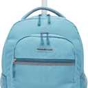 Travelers Club 18" Rolling Backpack with Shoulder Straps, Aqua