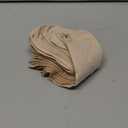 12 Pairs Nylon Socks for Women, Antil-Slip Thin Ankle High Tight Socks w/Reinforced Sole and Toe, by Daisy&Dino (4-9)