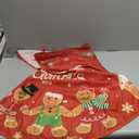 Marspark Merry Christmas Tree Skirt 48 Inch Gingerbread Man Christmas Tree Mat with Cute Candy Cane Snowflakes Xmas Ornaments for Winter Holiday Xmas New Year Party Decor Supplies(Red)