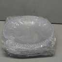 Hoolerry 12 Pcs Clear Charger Plates Bulk 13 Inch Plastic Round Dinner Plate with Beaded Rim Acrylic Round Plates Decorative Charger Service for Home Birthday Wedding Party Events Table Decor