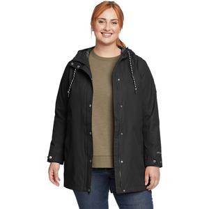 Eddie Bauer Women's Charly Hooded Waterproof Rain Parka, Size 2XL