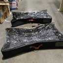 Under Bed Storage with Wheels 2-Pack, Under Bed Storage Containers 60L Clear Lids, Rolling Storage Drawers for Clothes Shoes Blankets, Underbed Organizer Bins(32" L x 17.3" W x 7.2" H)