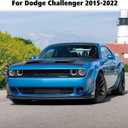 Voodonala for Dodge Challenger 2015-2023 Center Gear Shift Panel Covers Decoration Trim Accessories for Dodge Challenger 2015-2023(Blue,ABS)