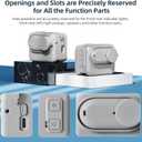 Fotoleey Accessory for Insta360 GO 3- Camera Sleeve and POD silicone case (grey)