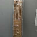 LazBlinds No Drill Cordless Bamboo Roman Shades, 35" W × 72" H, Brown