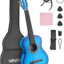 VEVOR Acoustic Guitar, Classical Guitar Starter Kit for Beginners, with Nylon Strings, Basswood Guitar, for Kids Adults Girls Boys Students