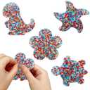 4 Pack Fidget Toys for Skin Picking, Picking Pad, Silicone Sensory Toys for Skin Picking, Dermatillomania Fidget Toys Relax Anxiety Toy for Children & Adults