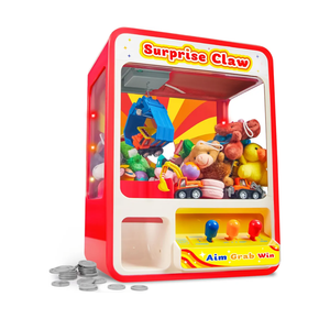 JOYIN Claw Machine Arcade Toy with LED Light & Adjustable Sound, Rechargable Dispenser Toys Mini Vending Machine for Kids  Perfect Christmas & Birthday Big Gifts for Kids, Ages 3+