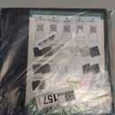 MaxGear Large Cork Board for Wall 36" x 24", Black Bulletin Board, 6 Pack Felt Wall Tiles with Pushpins, Cork Boards for Office Pin Board Tack Board Cork Boards