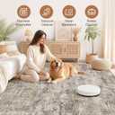 Nakagishi Boho 10x12 Area Rug Living Room Rugs Machine Washable Brown Grey