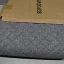 Linen Car Seat Covers Front Seat Covers Breathable Cloth Fabric Car Seat Protector - Universal Fit for Cars, Vans, SUVs, Trucks - 2 Units - Gray