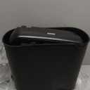 Amazon Basics 8-Sheet High Security Cross Cut Paper and Credit Card Shredder with P-4 Security, Auto Shut-off, Black