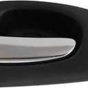 ECCPP Interior Door Handle 1999-2004 for Chrysler 300M,1998-2004 for Chrysler Concorde Replacement Front Driver Left Door Handle 1pc Chrome Black FL:5102849AA