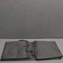 Outdoor Patio Swing Chair Canopy Replacement, 3 Seater Porch Swing Seat Canopy Cover, Waterproof Windproof Anti-UV Heavy Duty Rip Proof Garden Hammock Top Cover, Garden Furniture Covers (Grey, Large)