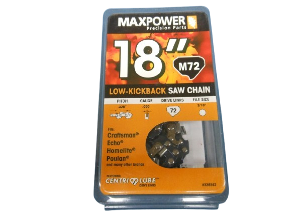 MaxPower 336542 18" M72 Low-KickBack Saw Chain