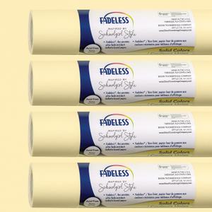 Fadeless Schoolgirl Style Bulletin Board Paper, 48" x 12', Lemon Drop, 4 Rolls