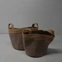 Small Felt Basket in Velvet Pink (Pack of 2)