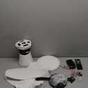 ocioc Quiet Ceiling Fan with LED Light DC motor 32 inch Large Air Volume Remote Control White for Kitchen Bedroom Dining room Patio