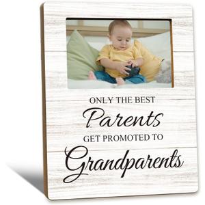 Beliran First Time Grandparents Gifts Picture Frames - New Grandparents Gifts Photo Frame, Baby Pregnancy Announcement Gift for Grandma Grandpa Picture Photo Frames for Home Bedroom Decor, 4x6