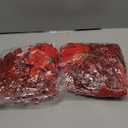 Floweroyal 30pcs Poinsettia Artificial Christmas Flowers Decorations with Clips and Berry Stems Glitter Ornaments for Christmas Tree Wreath Fireplace Stairs Decor (Red-3 Styles)