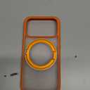 TORRAS Upgrade 360 Magnetic Stand for iPhone 17 PRO Case with Camera Control Button, Fit for MagSafe, Mil-Grade Protection, Slim Soft Edge Translucent Back for iPhone 17Pro 6.3 inch, Orange